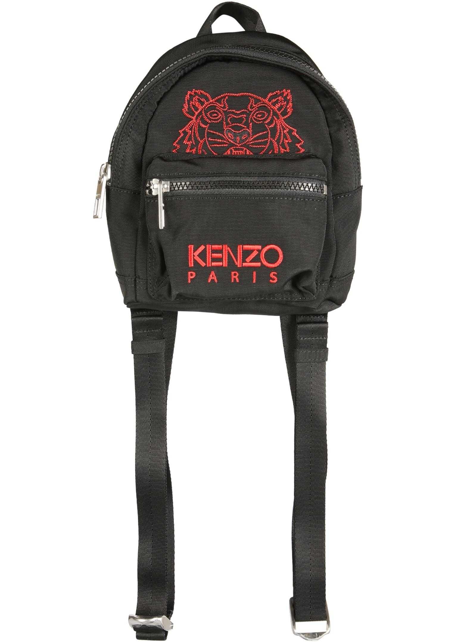 Kenzo Mini Backpack With Tiger Logo BLACK