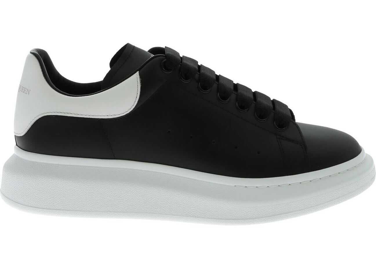 Alexander McQueen Oversize Sneakers In Black And White* Black