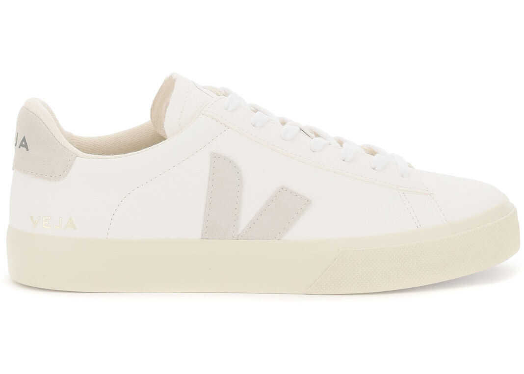 VEJA Campo Chromefree Leather Sneakers EXTRA WHITE NATURAL