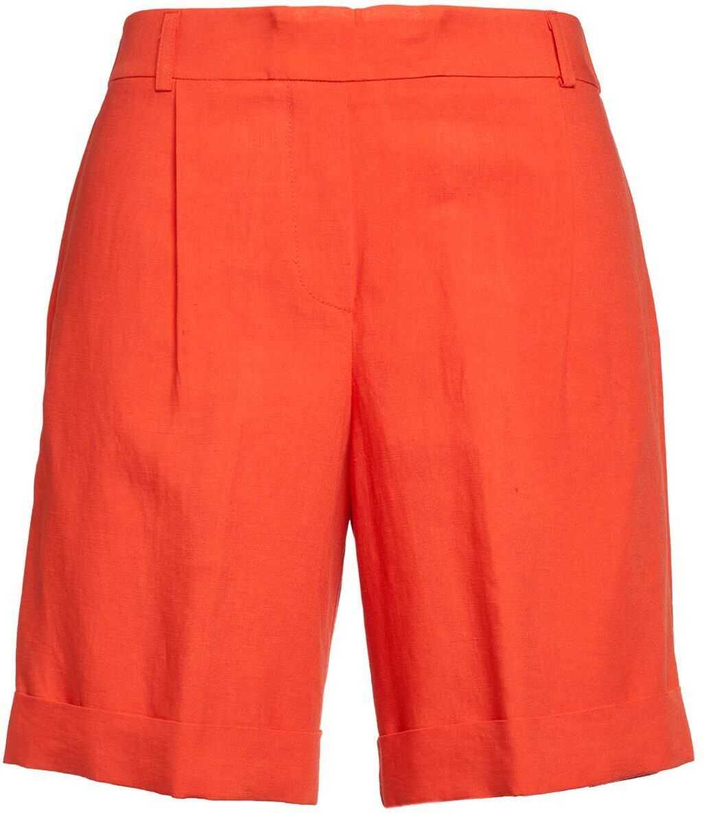 Kaos Shorts in linen Orange