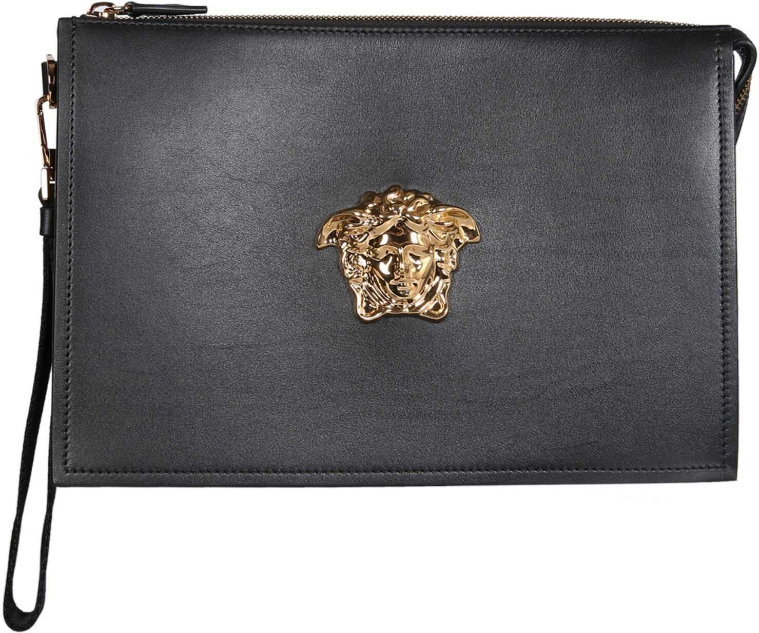 Versace Large The Medusa Pouch DP87631_DVT8ME1B00V BLACK