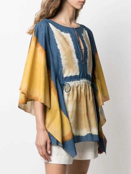 Rochii casual Alberta Ferretti Tie Dye Print Caftan MULTICOLOUR Femei (BM 8239693) 3