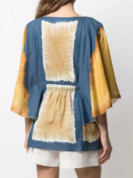 Rochii casual Alberta Ferretti Tie Dye Print Caftan MULTICOLOUR Femei (BM 8239693) 4