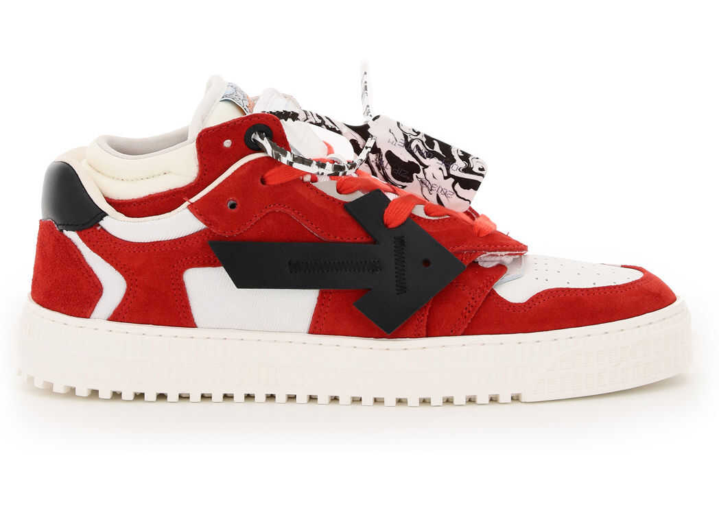 Off-White Off Court Low Sneakers OMIA151R21LEA001 RED BLACK