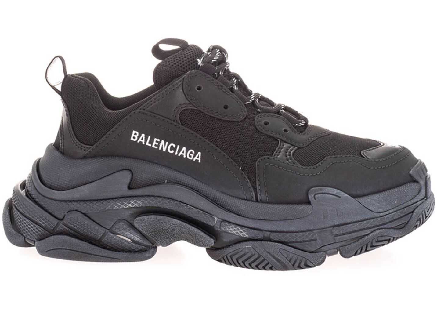 Balenciaga Triple S Sneakers In Black Black