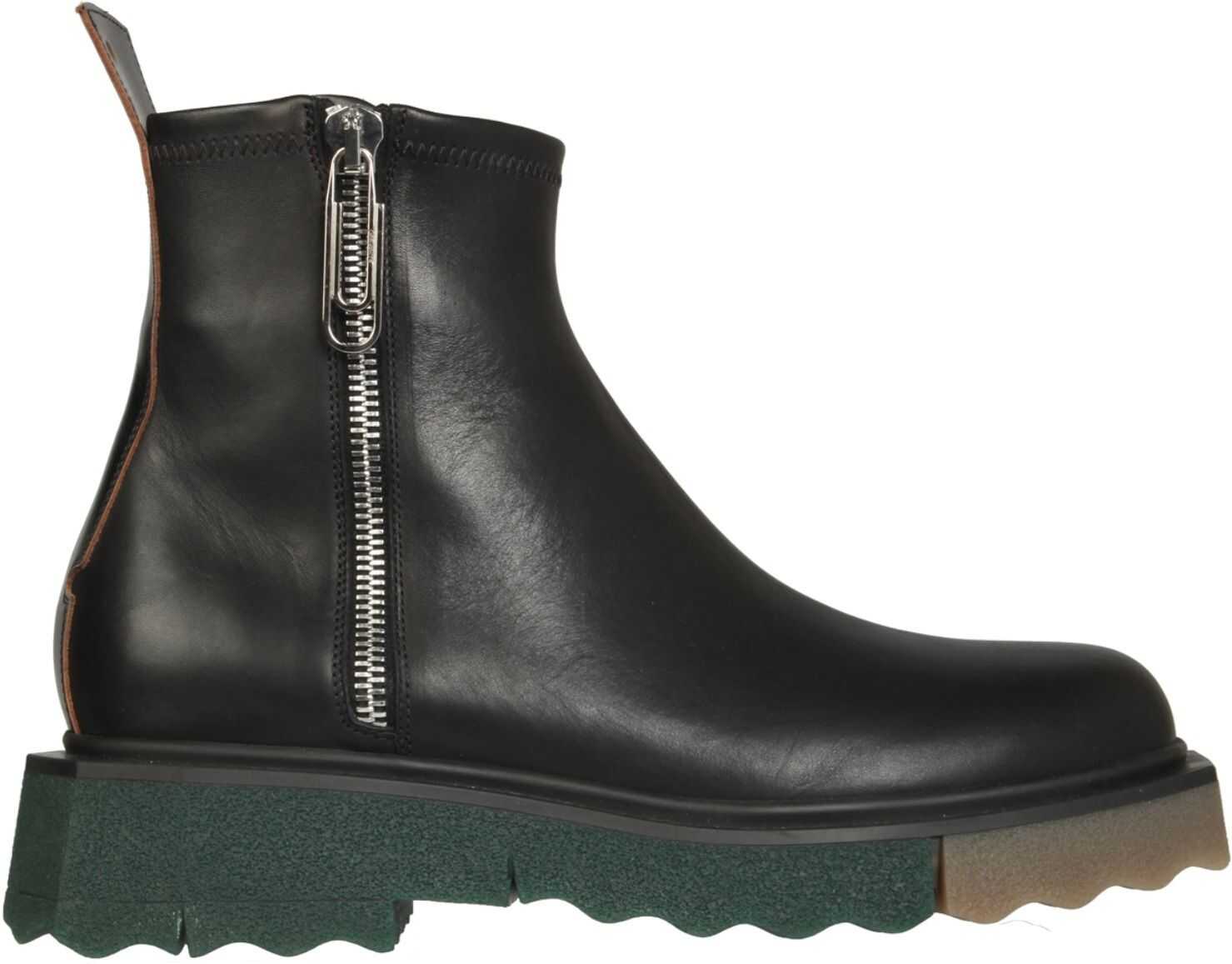 Off-White Leather Boots OMID004_S21LEA0011010 BLACK b-mall.ro imagine 2022