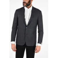 Sacouri elegante Side Vents Half Lining 2-Button 2-Button Gate Blazer Barbati