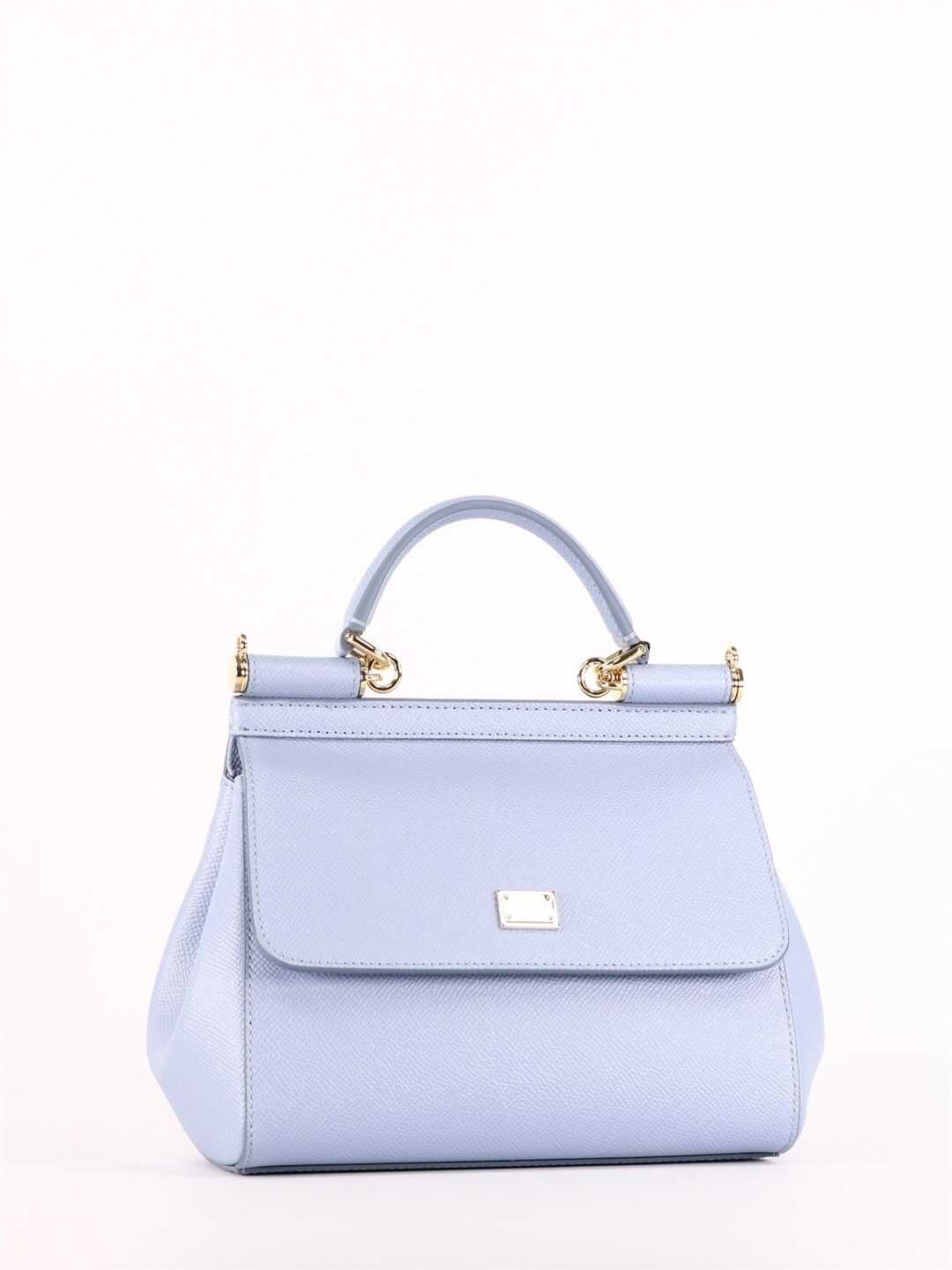 Dolce & Gabbana Mini \'Sicily\' Bag BB6003 A1001 Light blue