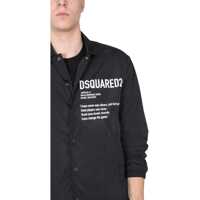 Jachete DSQUARED2 pentru Barbati - Jachete DSQUARED2 Windbreaker BLACK Barbati (BM 8254282) - B-mall.ro