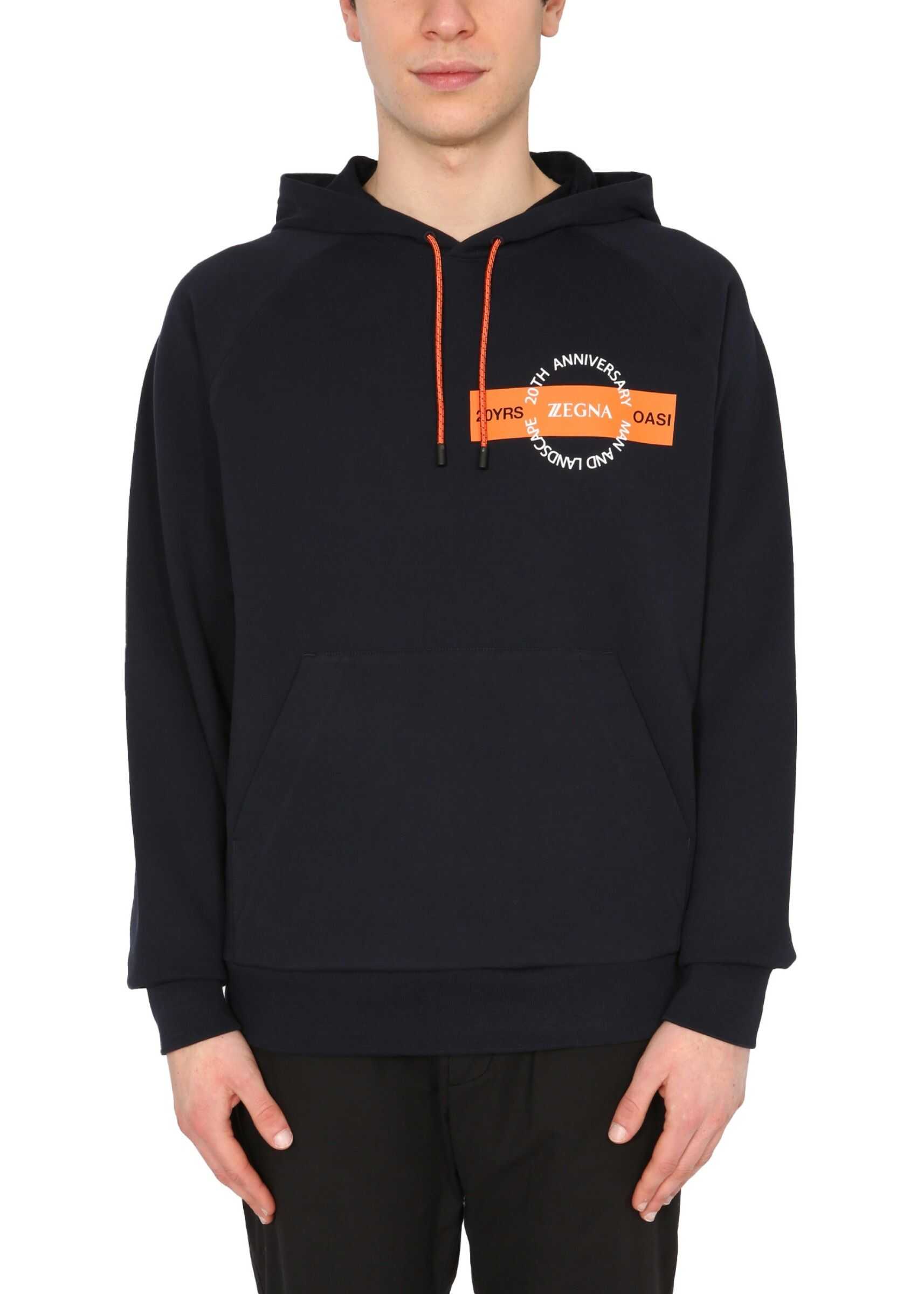 Z Zegna Hoodie VW458ZZ857P_8P2 BLACK