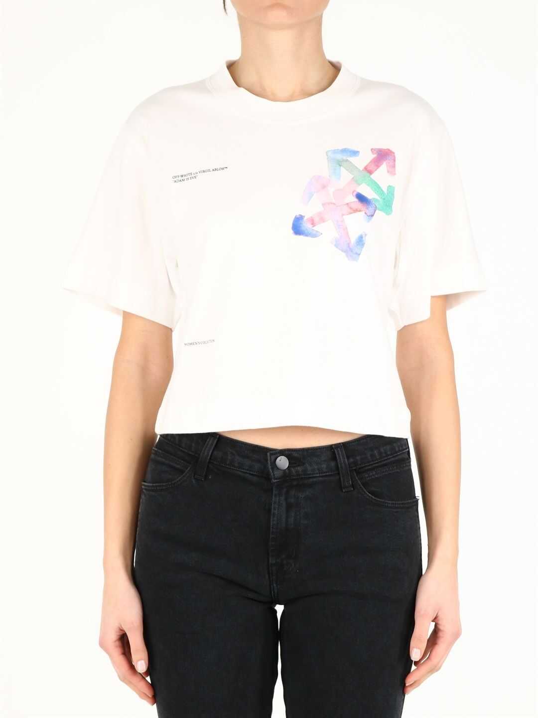 Off-White Watercolor Arrows T-Shirt OWAA090S21JER001 White