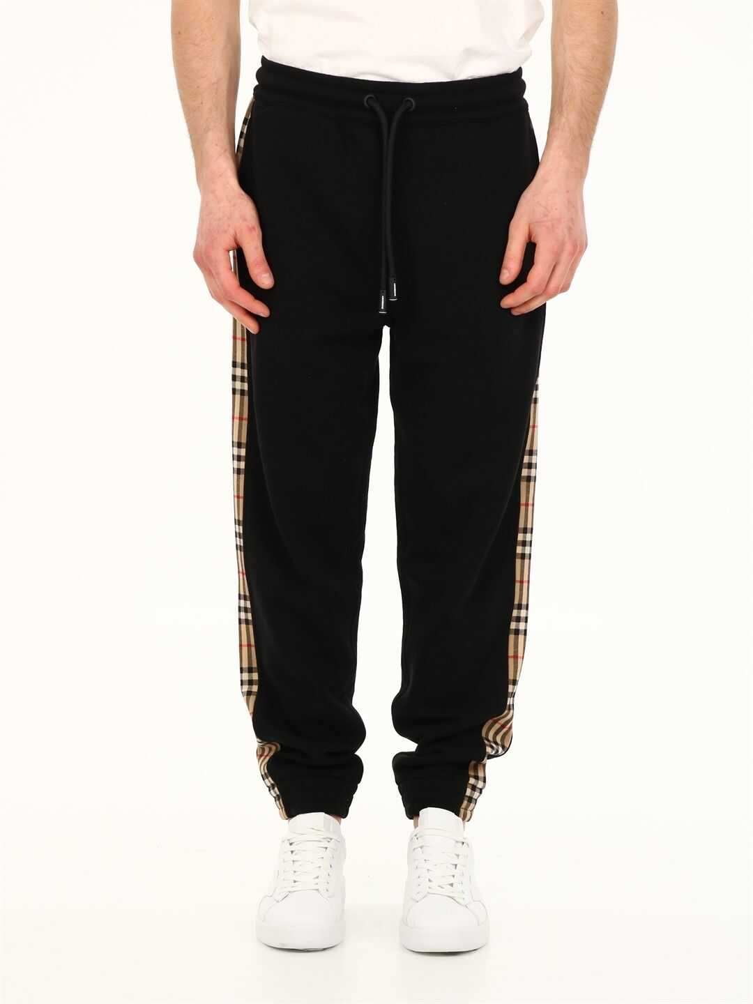 Burberry Sweatpants Vintage Check 8026273 113837 Black