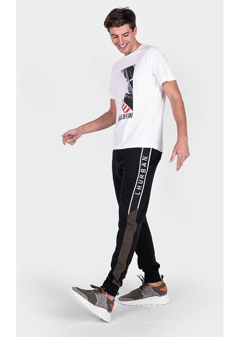 Pantaloni de trening Les Hommes UHJ102750U Czarny Barbati (BM 8255920) 2