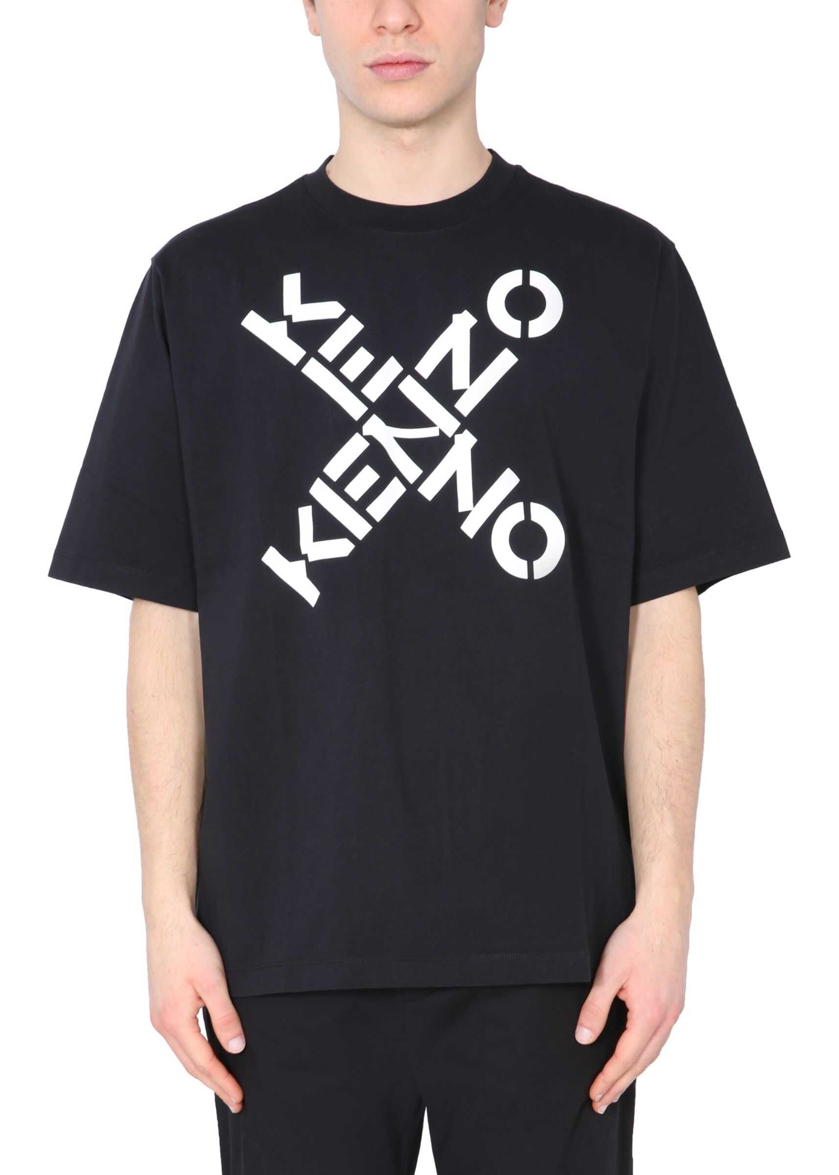 Kenzo Crew Neck T-Shirt FA65TS502_4SJ99 BLACK