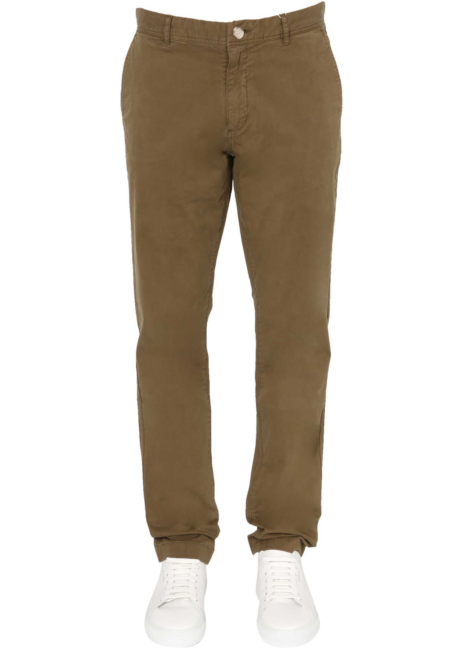 Woolrich Classic Chino Trousers MILITARY GREEN