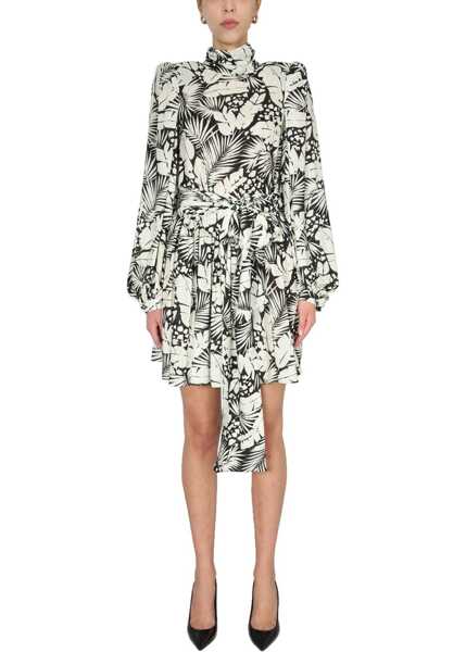 Rochii casual Saint Laurent Mini Dress With Band BLACK Femei (BM 8258149) 2