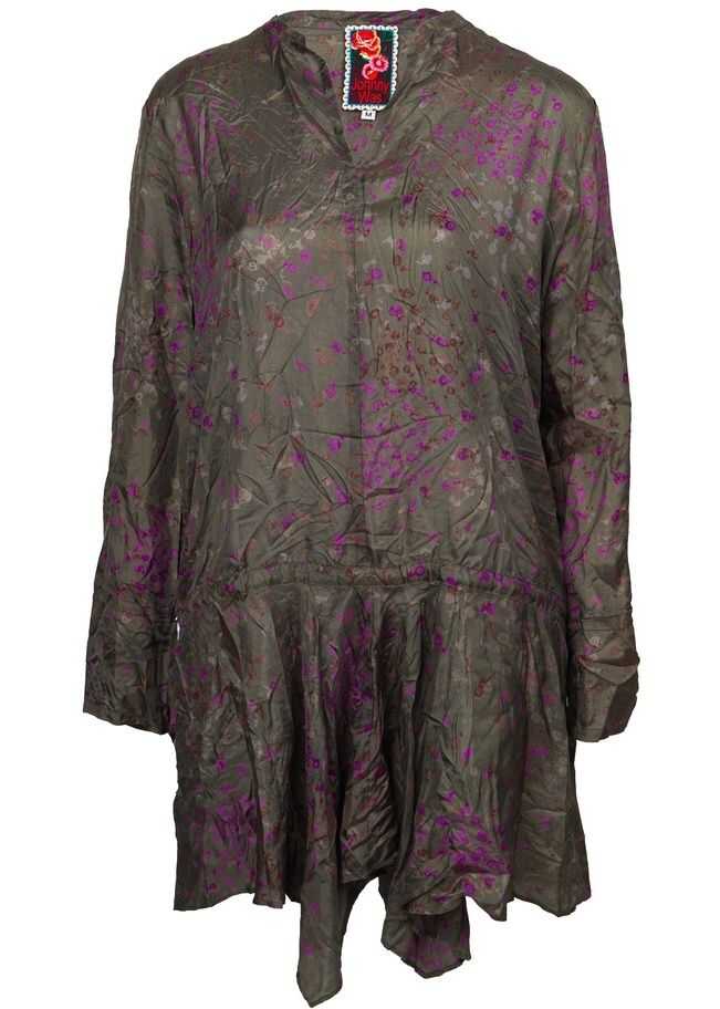 Johnny Was Silk Dress Multicolour