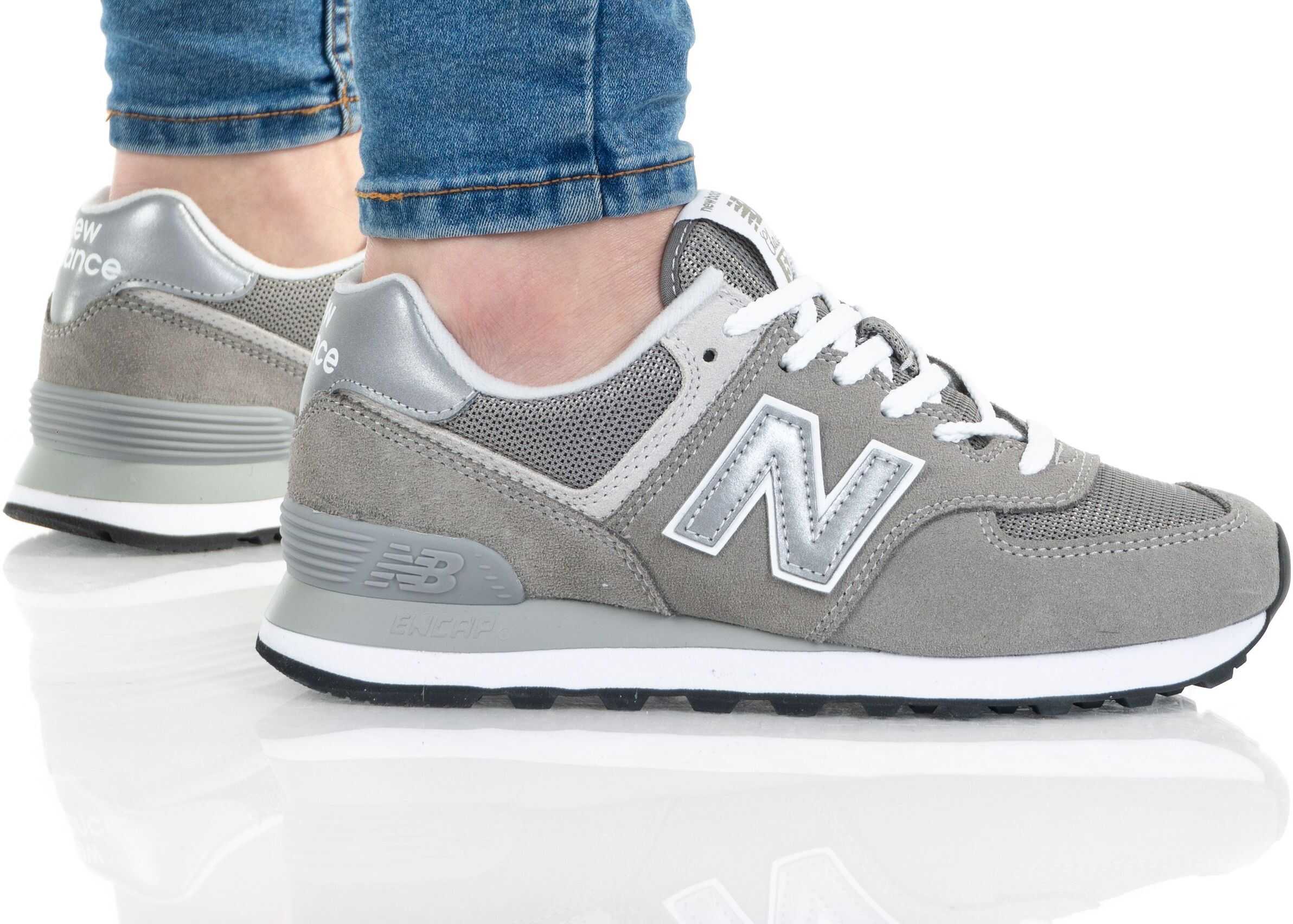 New Balance WL574EG Gri/Argintiu