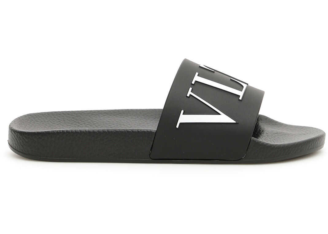 Valentino Garavani Vltn Pvc Slides VY0S0873SYE NERO BIANCO