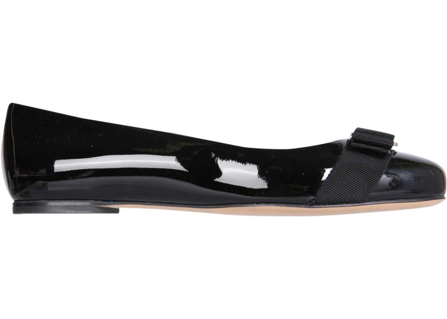 Salvatore Ferragamo Varina Ballerinas 574556_01A181NERO BLACK