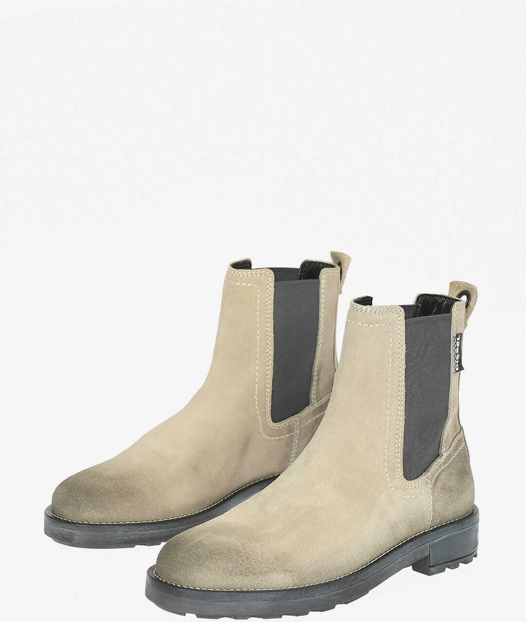 Diesel Suede Leather D-Throuper Chelsea Boots Gray b-mall.ro