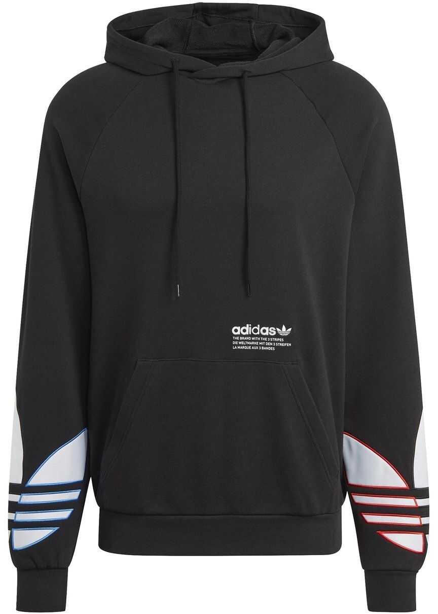 adidas Adicolor Tricolor Trefoil Hoodie GN3570 Black