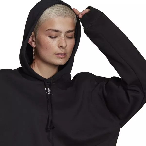 Hanorace adidas Loungewear Adicolor Essentials Hoodie GN4777 Black Femei (BM 8264278) 6
