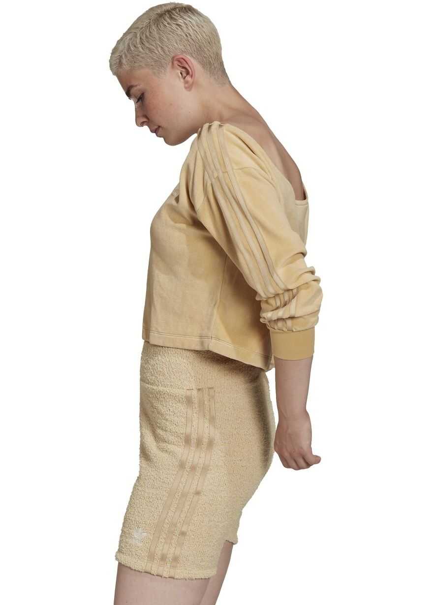 Bluze de trening adidas Loungewear Sweater H18839 Beige Femei (BM 8264293) 4