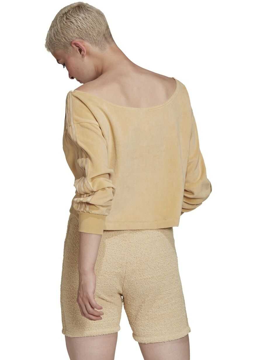 Bluze de trening adidas Loungewear Sweater H18839 Beige Femei (BM 8264293) 5