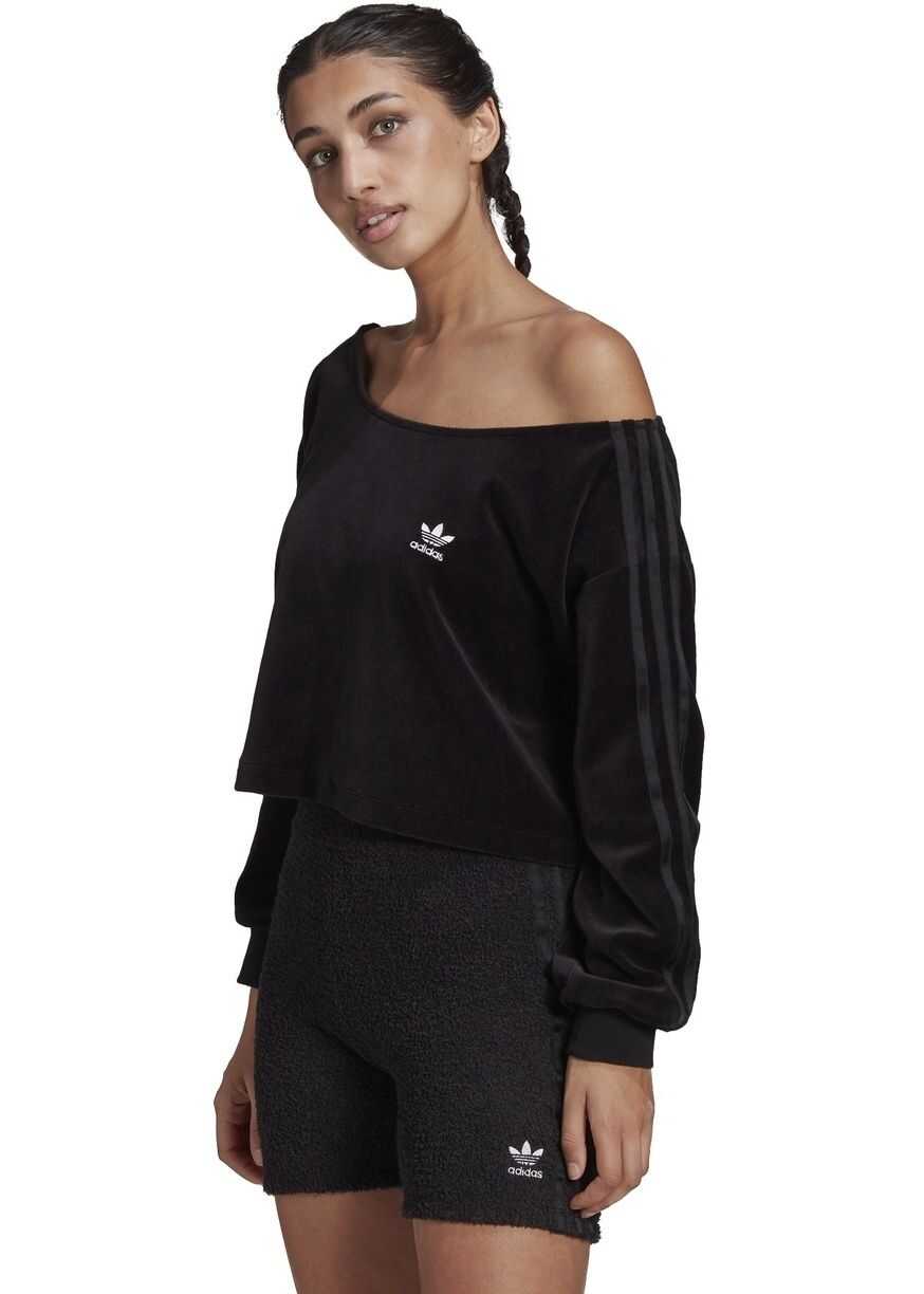 Bluze de trening adidas Loungewear Sweater H18840 Black Femei (BM 8264296) 2