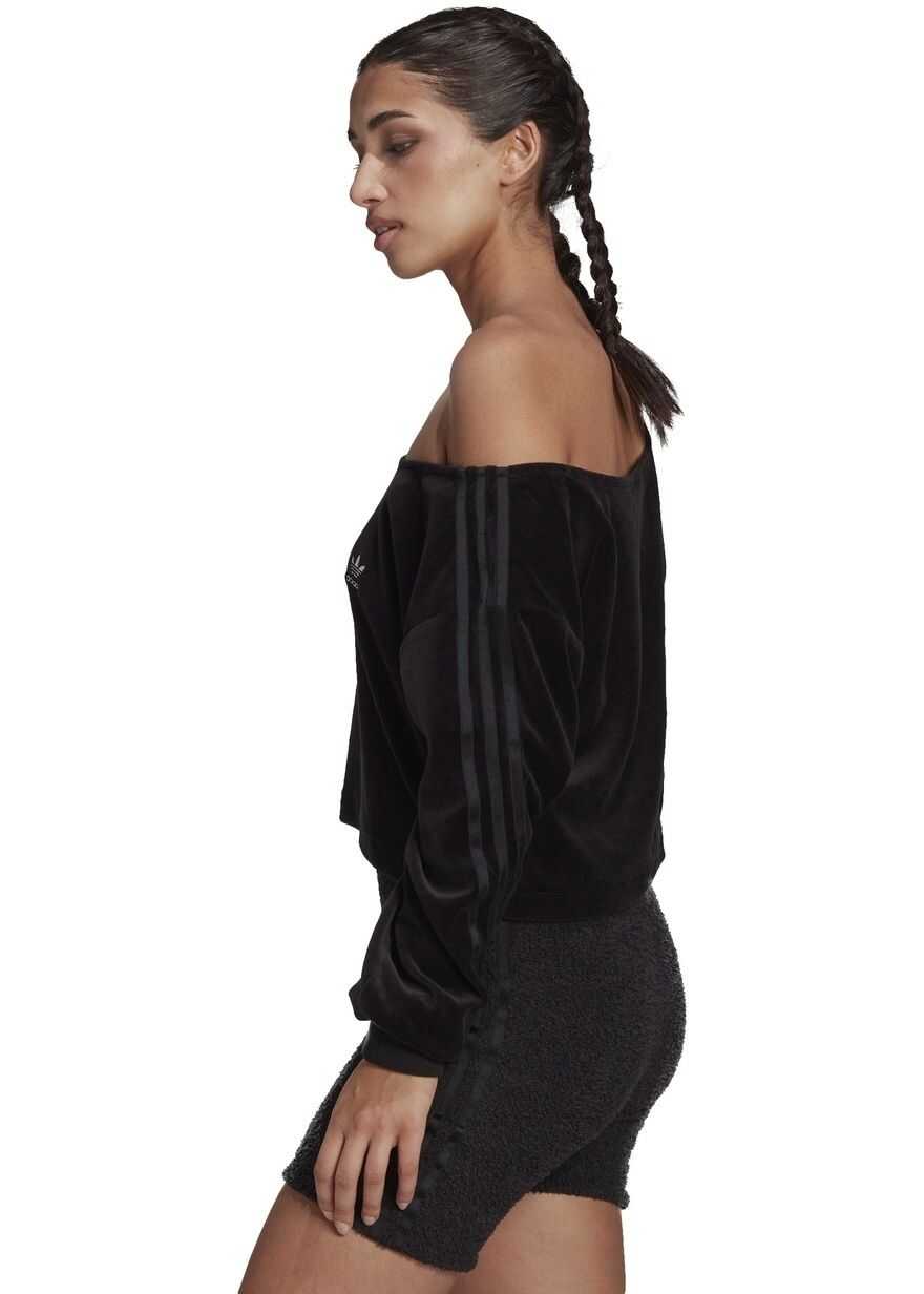 Bluze de trening adidas Loungewear Sweater H18840 Black Femei (BM 8264296) 4