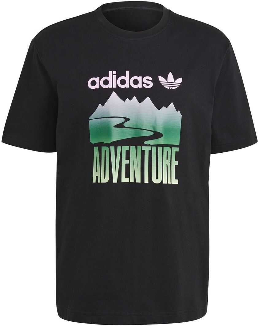 adidas Adventure Mountain Logo Tee GN2357 Negru