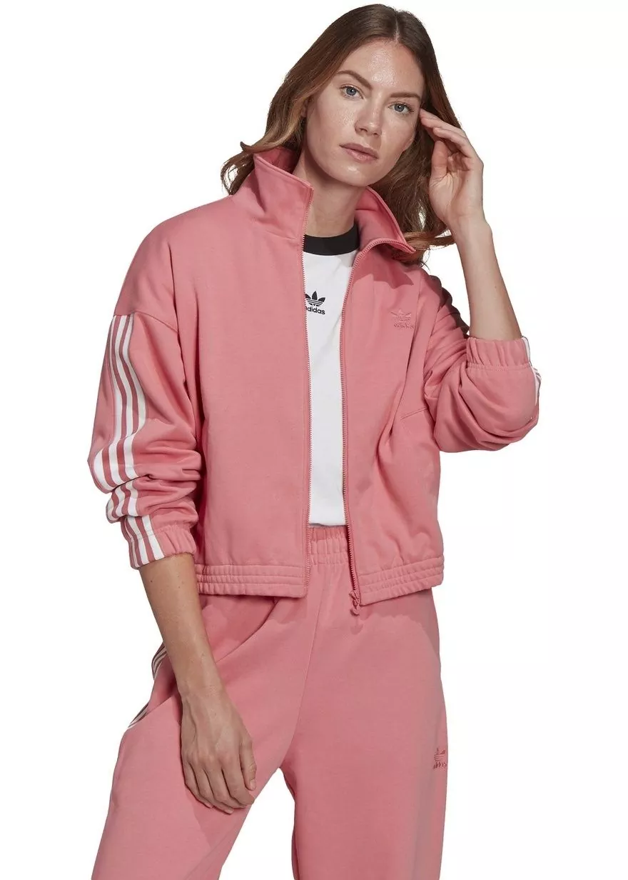 Bluze de trening adidas Adicolor 3D Trefoil Track Jacket GN6707 Pink Femei (BM 8264365) 3