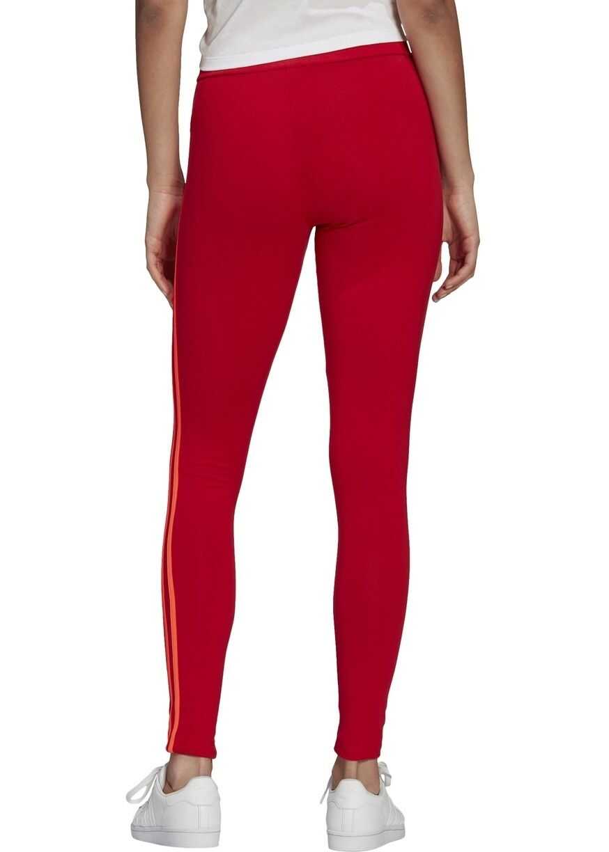 Colanti adidas Adicolor Sliced Trefoil High-Waisted Tights GT8470 Red Fete (BM 8264371) 3