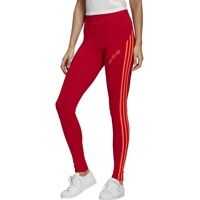Pantaloni pentru Fete - Colanti adidas Adicolor Sliced Trefoil High-Waisted Tights GT8470 Red Fete (BM 8264371) - B-mall.ro