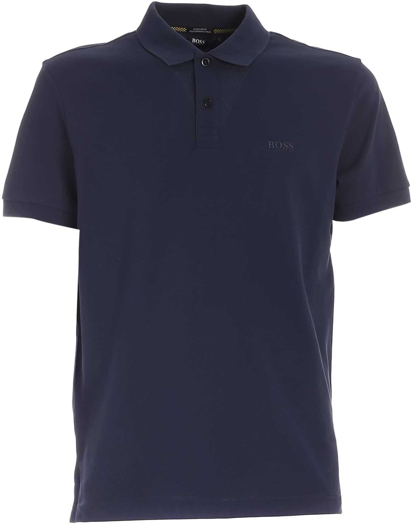 BOSS Hugo Boss Piro Polo Shirt In Blue 50442007411 Blue