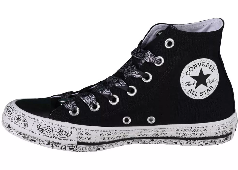 Sneakers Converse X Miley Cyrus Chuck Taylor Hi All Star Black Femei (BM 8271337) 2