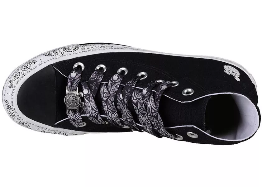 Sneakers Converse X Miley Cyrus Chuck Taylor Hi All Star Black Femei (BM 8271337) 3
