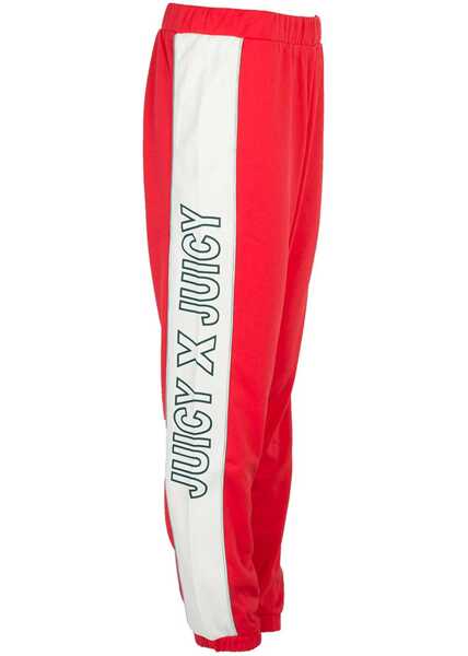 Pantaloni de trening Juicy Couture Track JWTKB179665 Czerwony Femei (BM 8273035) 5