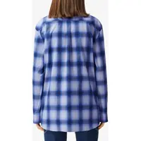 Camasi Burberry Dama - Camasi Burberry Printed Cotton Shirt BLUE Femei (BM 8273482) - B-mall.ro