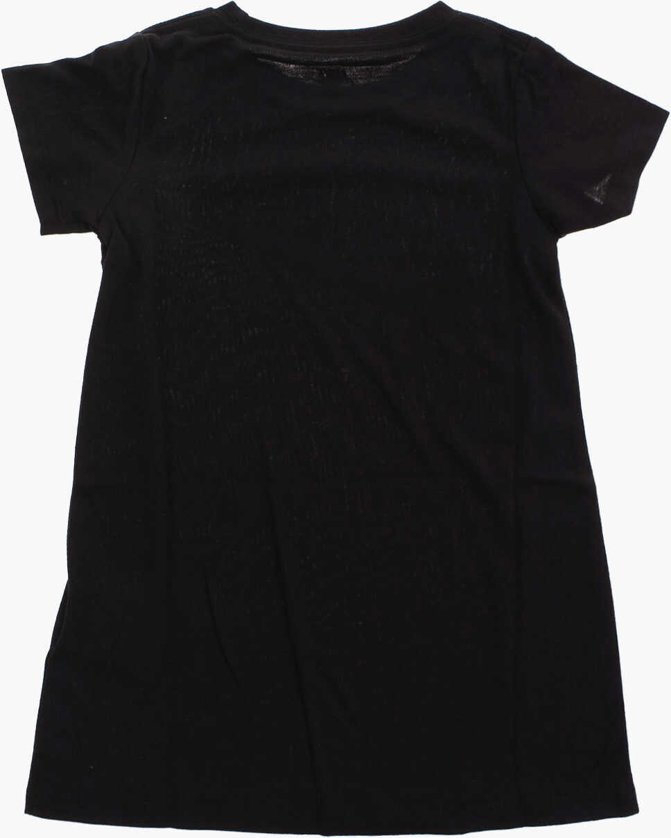 Rochii Nike Logo-Print Short Sleeve Dress Black Fete (BM 8274265) 3