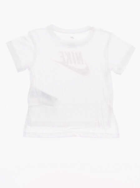 Tricouri Nike Logo-Print T-Shirt White Baieti (BM 8274529) 3