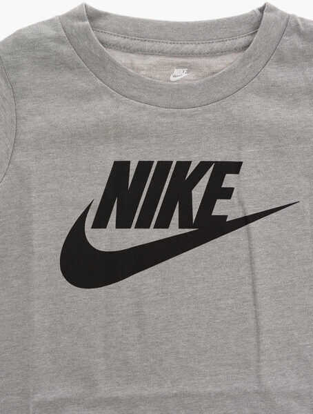 Tricouri Nike Logo-Print T-Shirt Gray Baieti (BM 8274550) 2