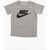 Nike Logo-Print T-Shirt Gray