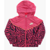 Jachete Hooded Zebra-Print Jacket Glow In The Dark Fete