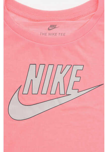 Tricouri Nike Logo-Print T-Shirt Pink Baieti (BM 8274580) 2