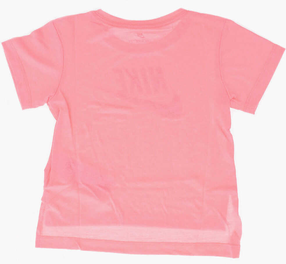 Tricouri Nike Logo-Print T-Shirt Pink Baieti (BM 8274580) 3