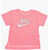 Nike Logo-Print T-Shirt Pink