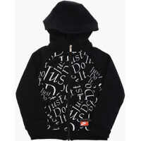 Hanorace All Over Print Just Do It Sweatshirt With Zip Closure Baieti