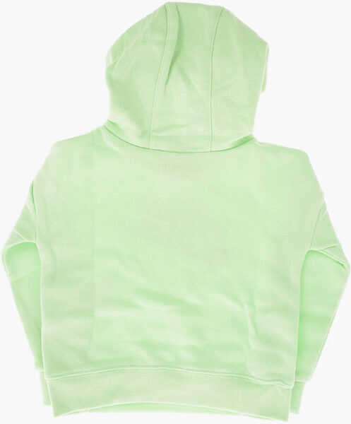 Bluze de trening Nike Hoodie Sweatshirt With Logo Zebra Print Green Baieti (BM 8274601) 3